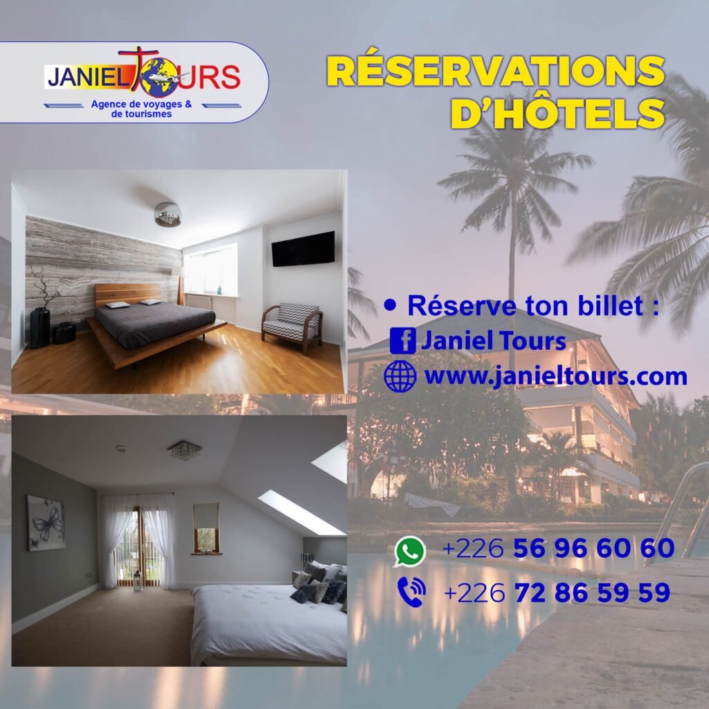 Hôtel Agence de Voyage Janiel Tours