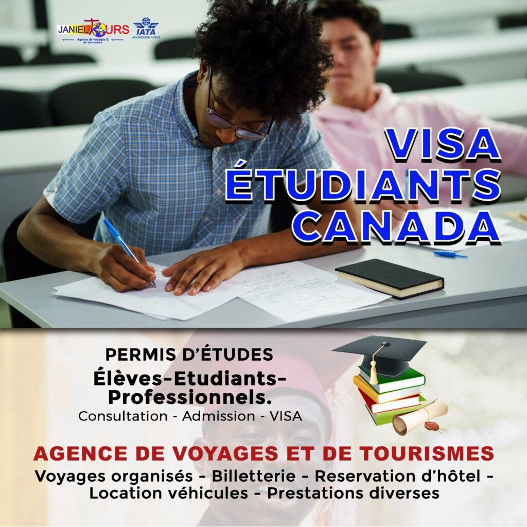 Visa Canada Agence de voyage et de tourisme Janiel Tours